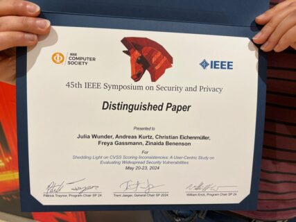 Towards entry "Distinguished Paper Award at IEEE Security & Privacy Symposium"